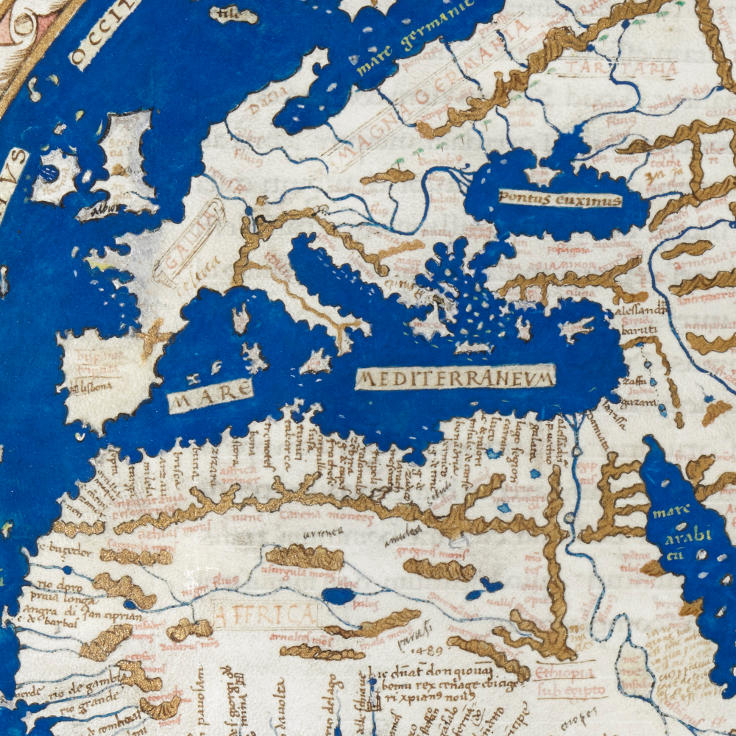 Henricus Martellus, world map (c.1490)
